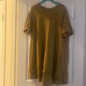 free people t shirt dress